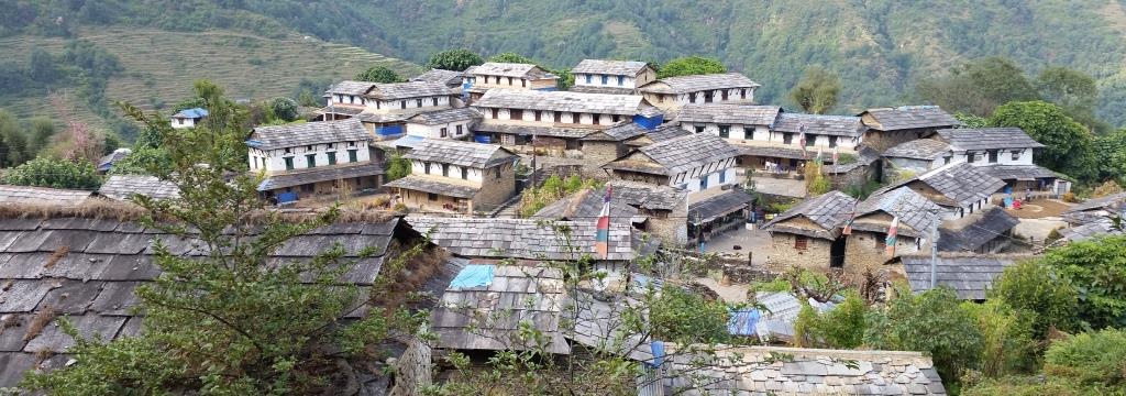 Ghandruk ist das bekannteste Gurung Dorf der Annapurnas