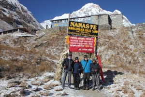 Gruppenbild am Annapurna Base Camp
